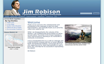 Jim Robison for State Leg screenshot